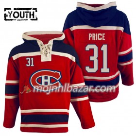Dresovi Montreal Canadiens Carey Price 31 Crvena Hoodie Sawyer - Dječji